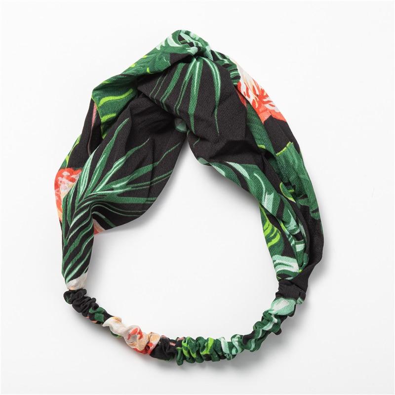 Hairband Vintage Estampada com Nó - Boutique da Beleza