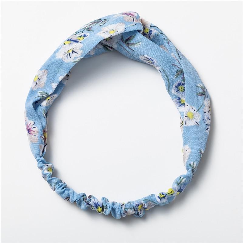 Hairband Vintage Estampada com Nó - Boutique da Beleza