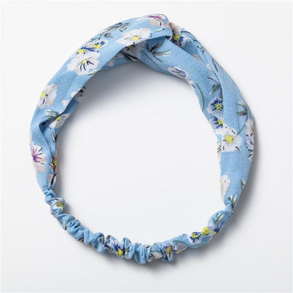 Hairband Vintage Estampada com Nó - Boutique da Beleza