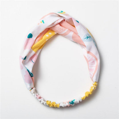 Hairband Vintage Estampada com Nó - Boutique da Beleza
