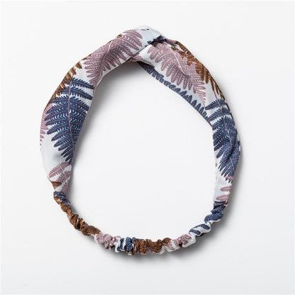 Hairband Vintage Estampada com Nó - Boutique da Beleza