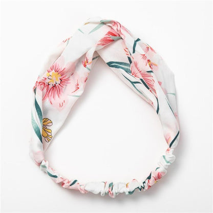 Hairband Vintage Estampada com Nó - Boutique da Beleza