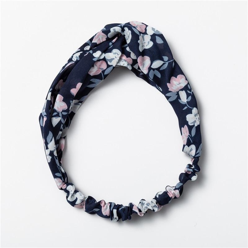 Hairband Vintage Estampada com Nó - Boutique da Beleza