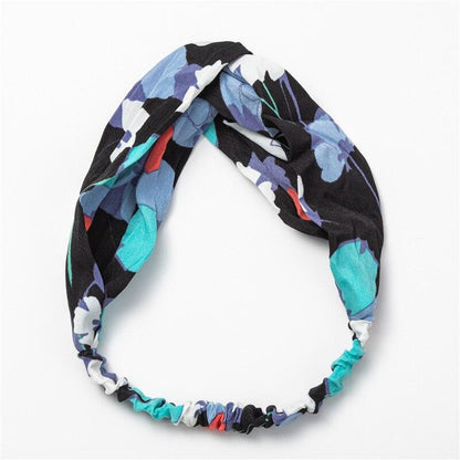Hairband Vintage Estampada com Nó - Boutique da Beleza