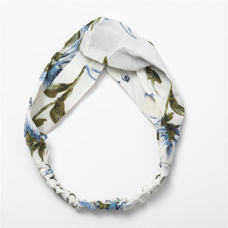Hairband Vintage Estampada com Nó - Boutique da Beleza