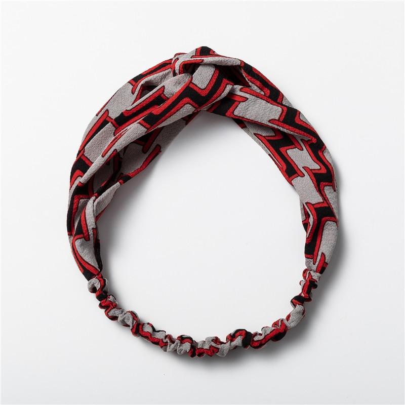 Hairband Vintage Estampada com Nó - Boutique da Beleza