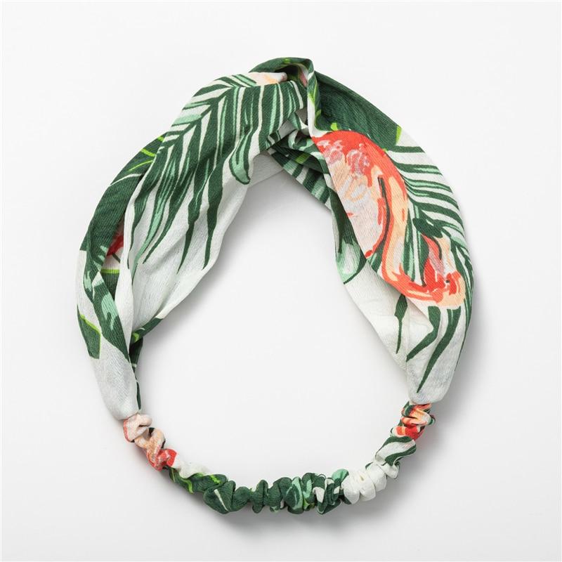 Hairband Vintage Estampada com Nó - Boutique da Beleza