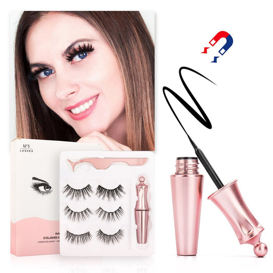 Kit delineador líquido magnético & cílios magnéticos - 3 pares! - Boutique da Beleza
