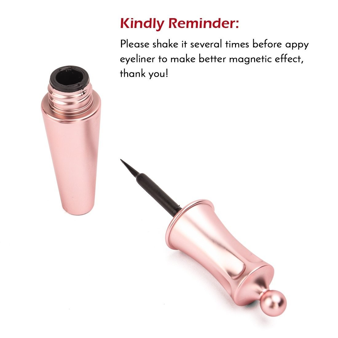 Kit delineador líquido magnético & cílios magnéticos - 3 pares! - Boutique da Beleza