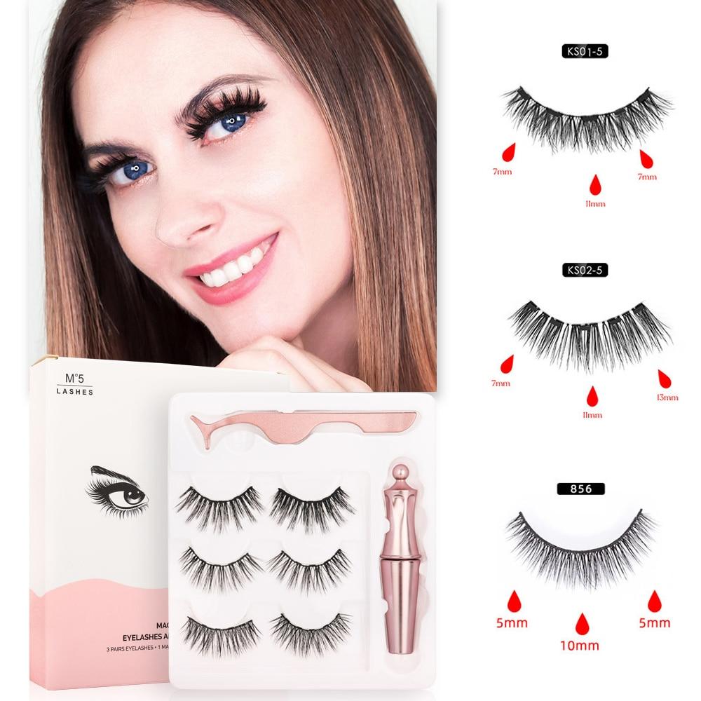 Kit delineador líquido magnético & cílios magnéticos - 3 pares! - Boutique da Beleza