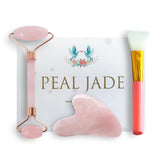 Lindo Kit Rolo Facial , Gua Sha e Pincel - Gift Box - Promoção de Lançamento! - Boutique da Beleza