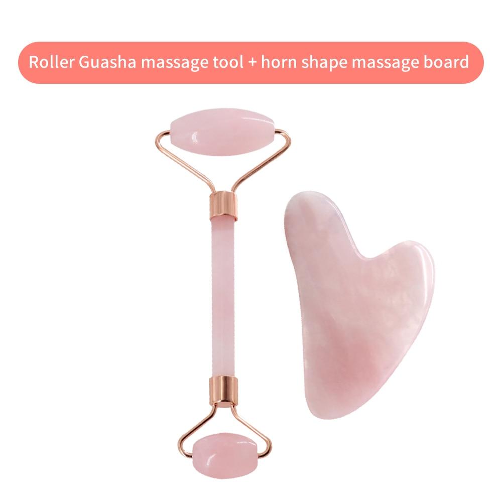 Lindo Kit Rolo Facial , Gua Sha e Pincel - Gift Box - Promoção de Lançamento! - Boutique da Beleza