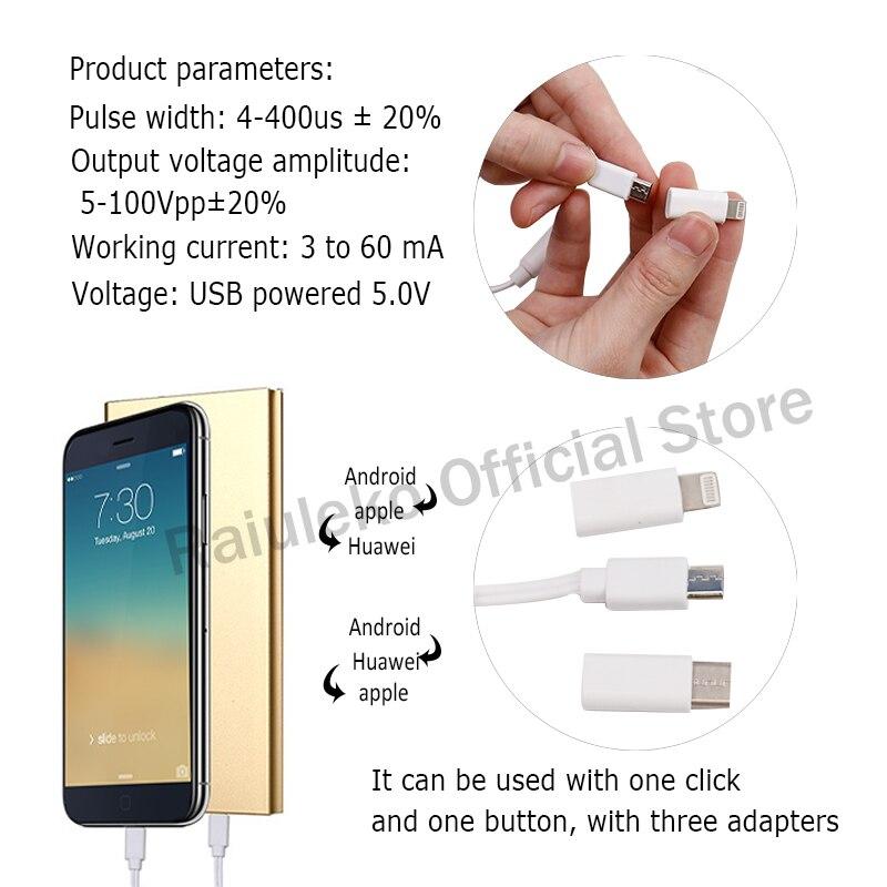 Massageador elétrico que conecta ao celular! Leve junto com você para onde for! - Boutique da Beleza