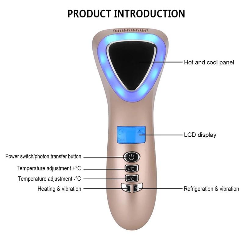 Massageador Lifting Facial Terapias Quente e Fria - Boutique da Beleza