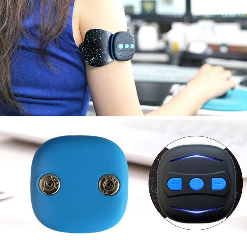 Mini massageador portátil de adesivos para pescoço e cervical - Boutique da Beleza