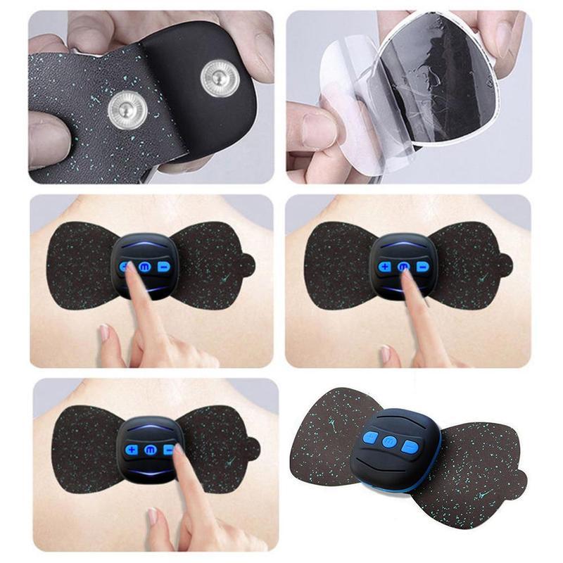 Mini massageador portátil de adesivos para pescoço e cervical - Boutique da Beleza
