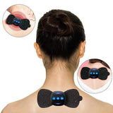 Mini massageador portátil de adesivos para pescoço e cervical - Boutique da Beleza