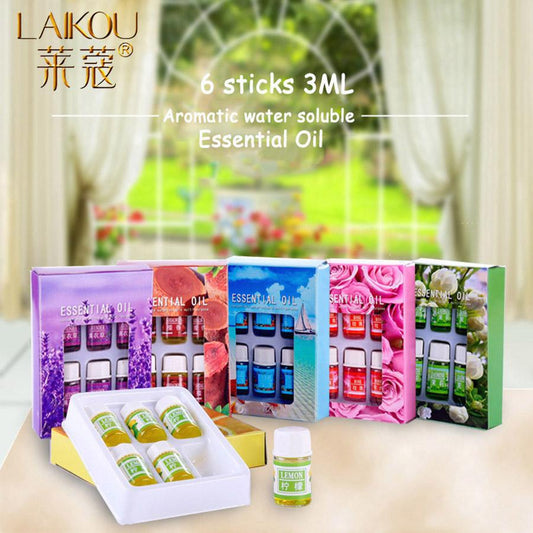 Óleos Essenciais Laikou - Aromaterapia em 6 opções diferentes! - Boutique da Beleza