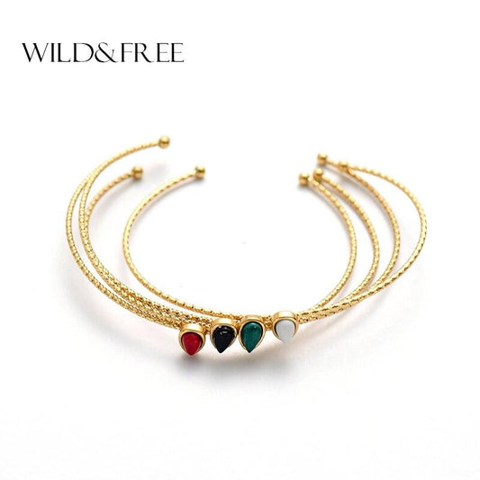 Pulseira Pedra Gota - Boutique da Beleza