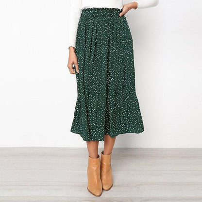 Saia Midi Plissada - Boutique da Beleza