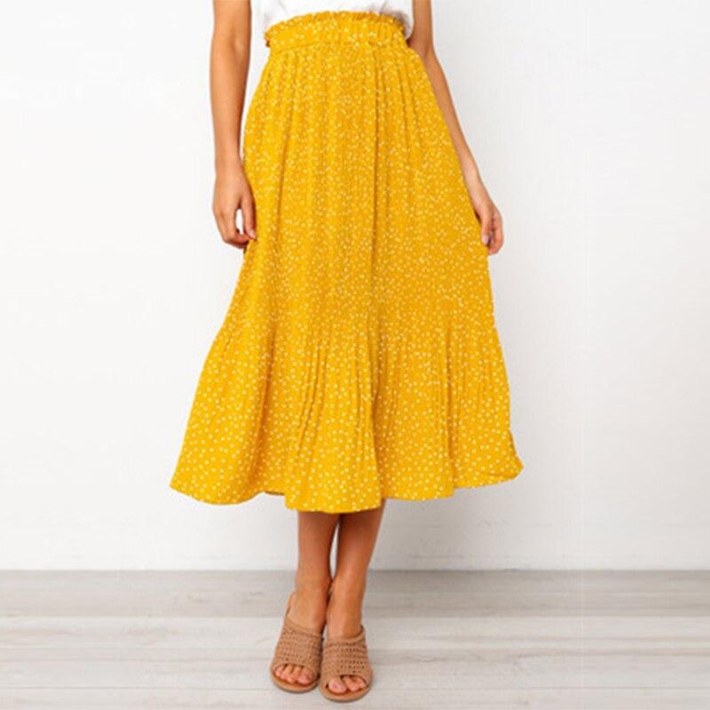 Saia Midi Plissada - Boutique da Beleza