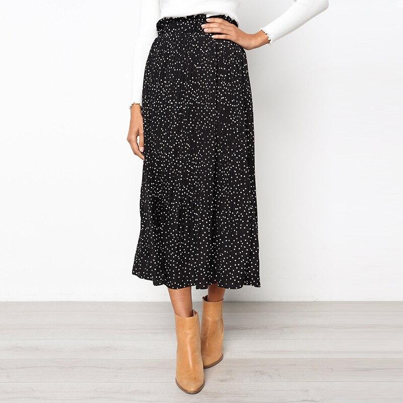 Saia Midi Plissada - Boutique da Beleza
