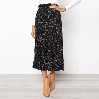 Saia Midi Plissada - Boutique da Beleza