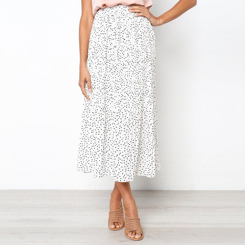 Saia Midi Plissada - Boutique da Beleza