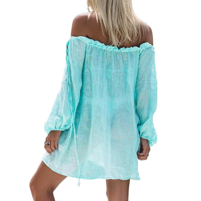 Saída de Praia Ombro a Ombro - Boutique da Beleza