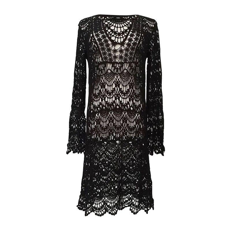 Saída de Praia Rendada Crochê - Boutique da Beleza